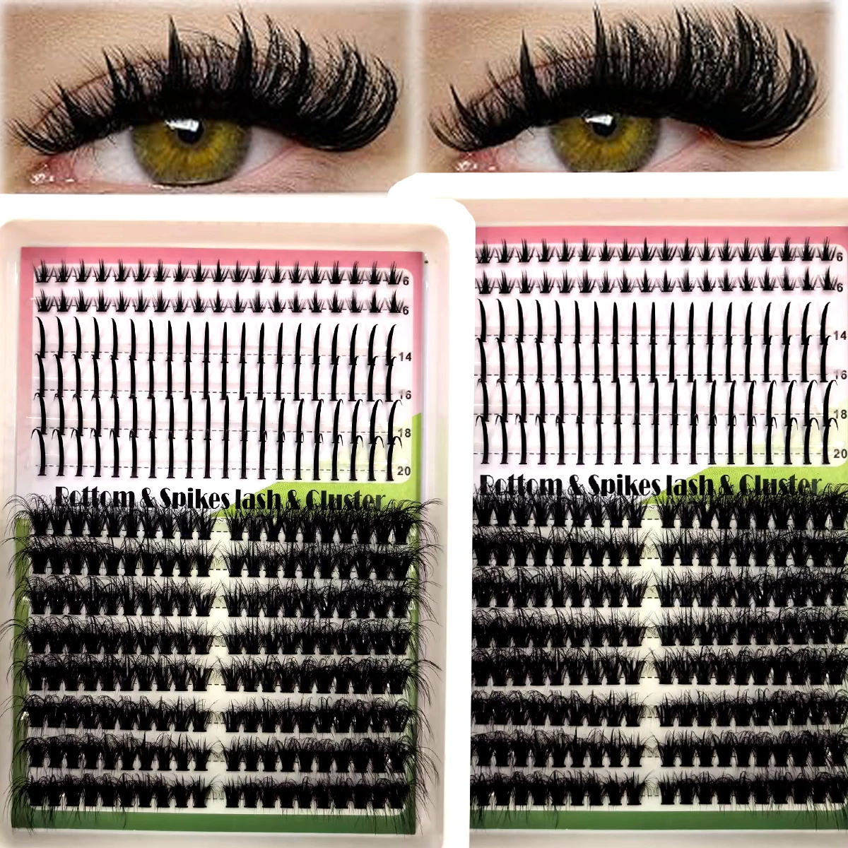 Eyelash Extension Full Set - مجموعة رموش صناعية مجمعة من AMSDCN