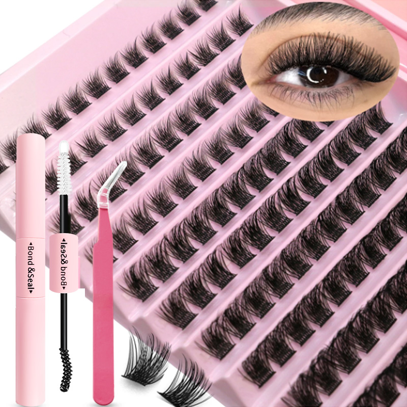 Eyelash Extension Full Set - مجموعة وصلات الرموش DIY مجموعة رموش
