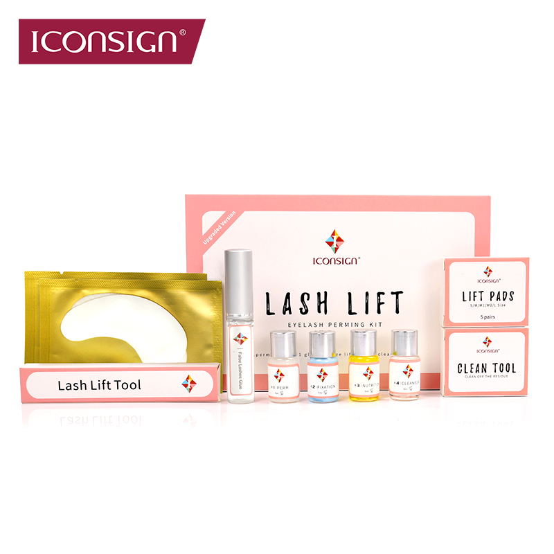 Eyelash Extension Full Set - مجموعة رفع الرموش لرفع الرموش ،