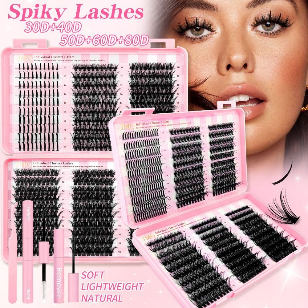 Faux Mink Lash - رموش صناعية بطول 9-16 مم، ثلاثية