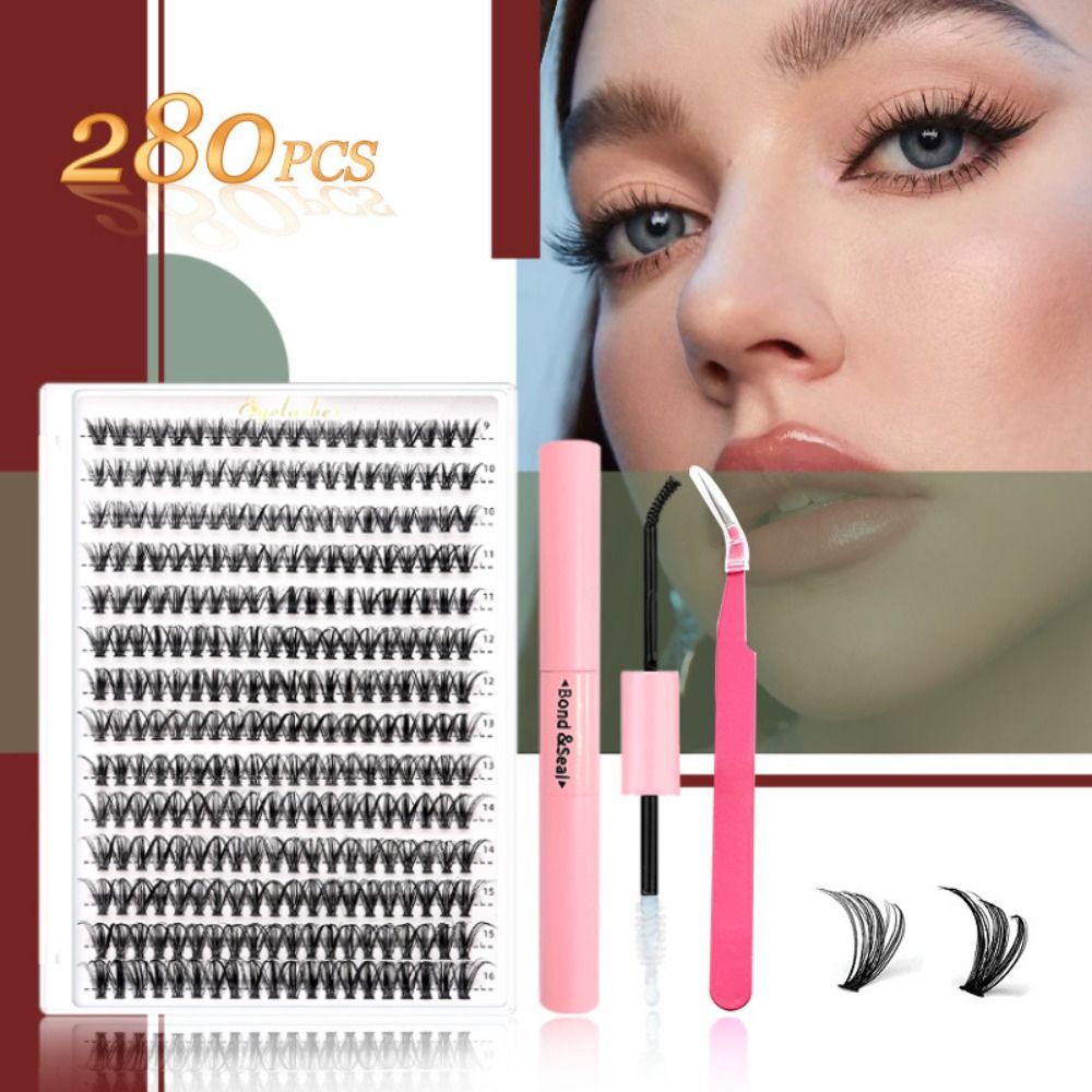 Faux Mink Lash - رموش صناعية بطول 9-16 مم، رموش