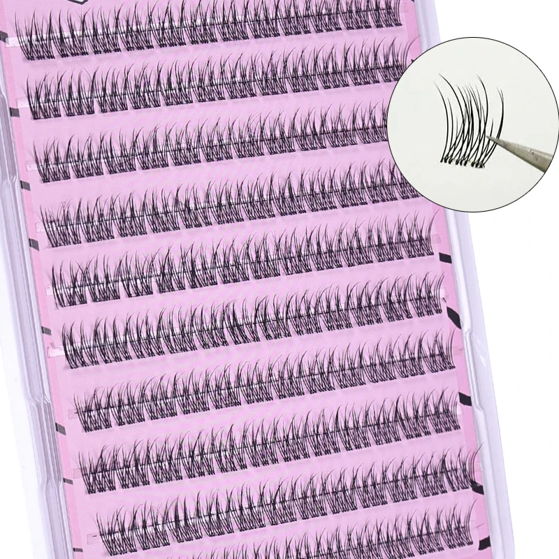 Eyelash Extension Full Set - رموش صناعية ذاتية اللصق ناعمة بتصميم