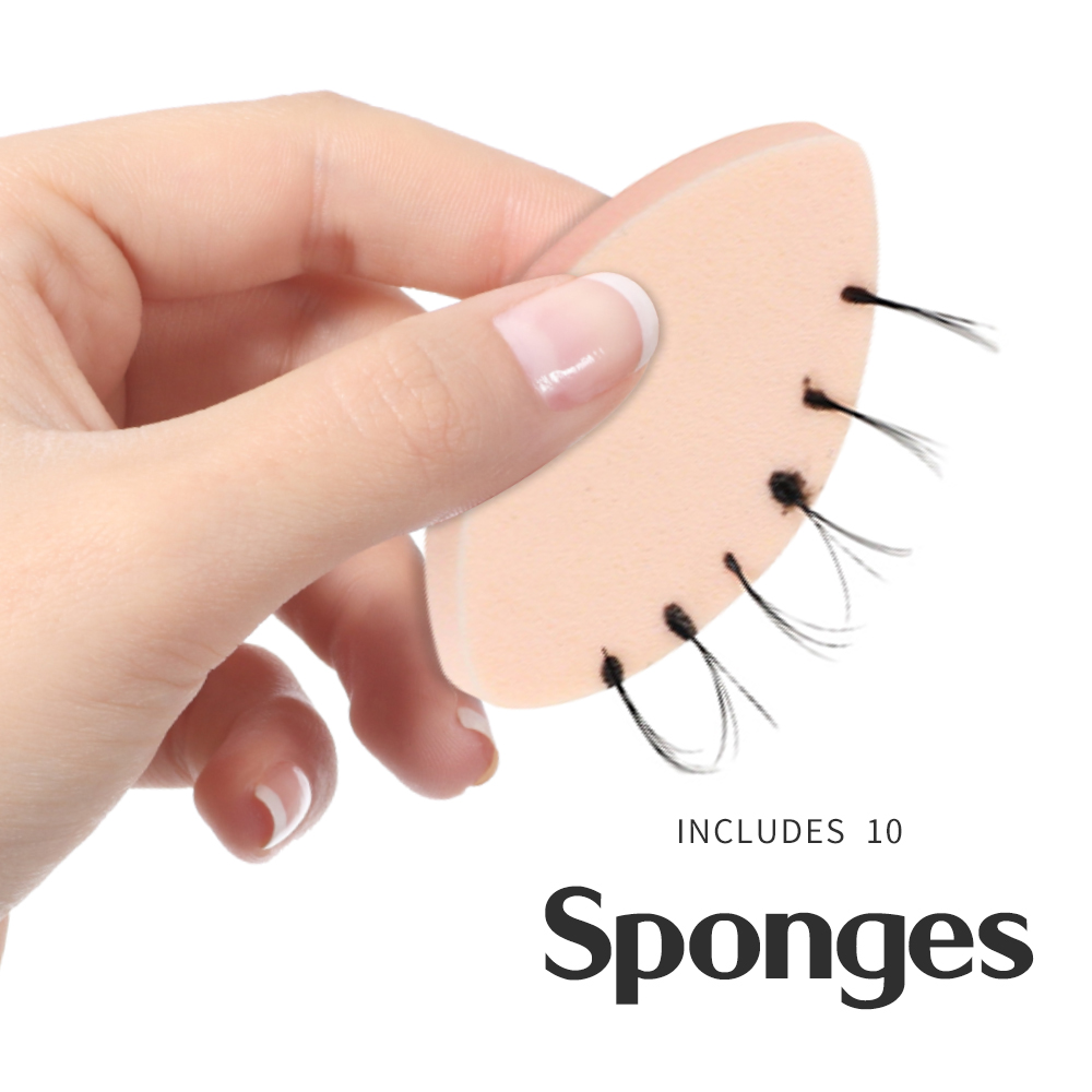 100 قطعة إسفنجة لينة منصات رمش - مراجعة Eyelash Extension Guide وسعره