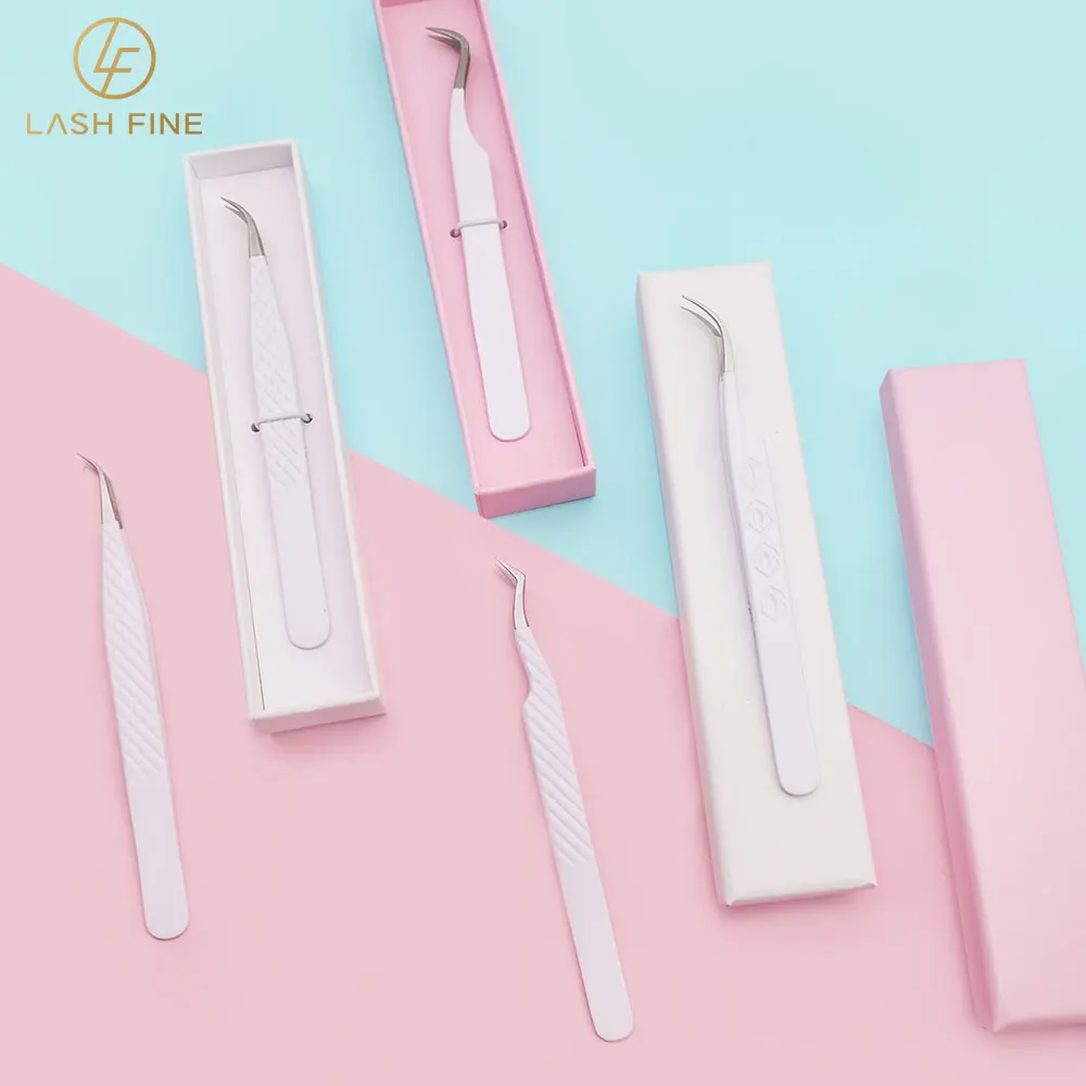 على شكل قلب رمش ملحقات الملقط  - مراجعة Lash Extension Tweezers وسعره