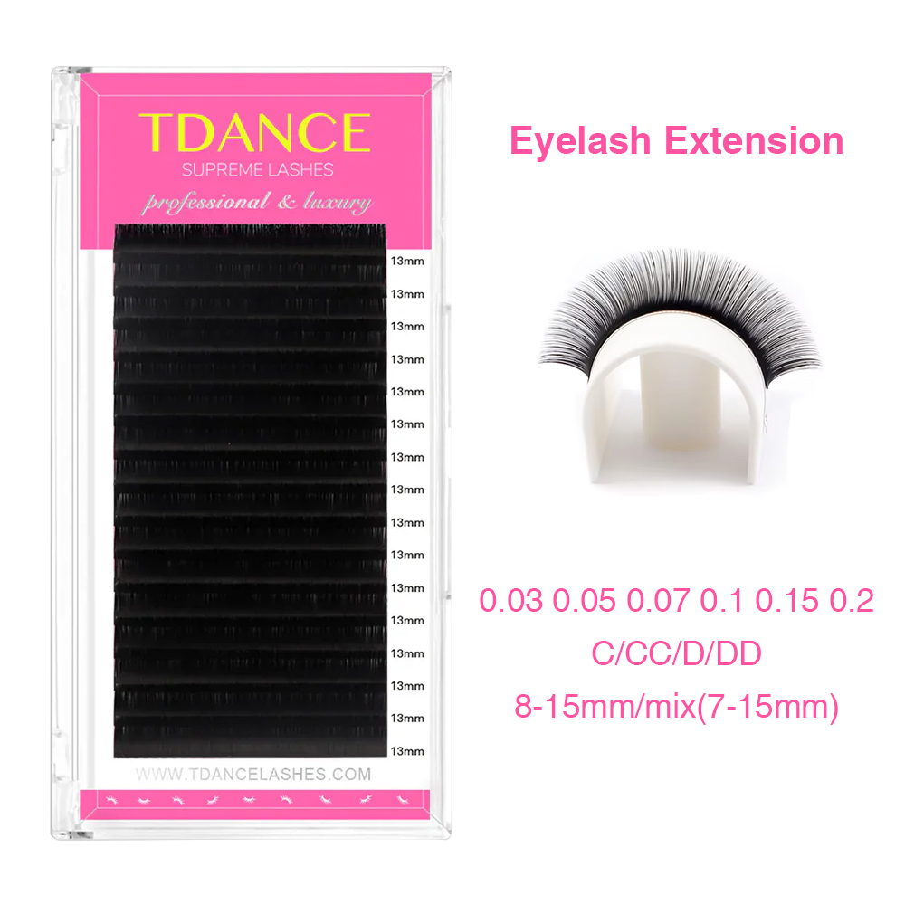 TDANCE رمش تمديد 16 صفوف كوريا - مراجعة Individual Lash Tray وسعره