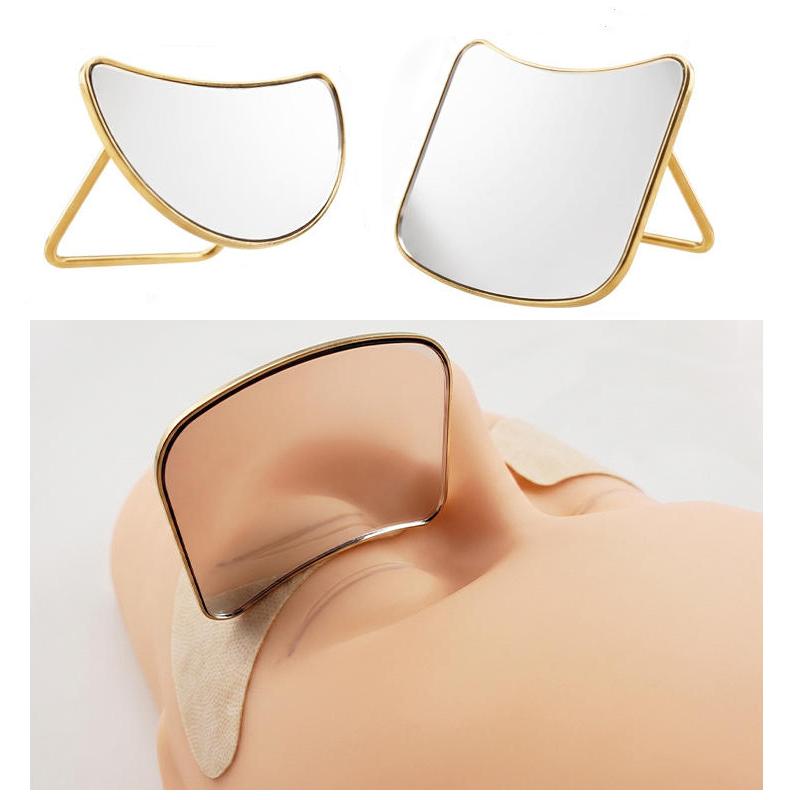 مرآة فحص رموش على شكل قمر من ا - مراجعة Eyelash Extension Guide وسعره