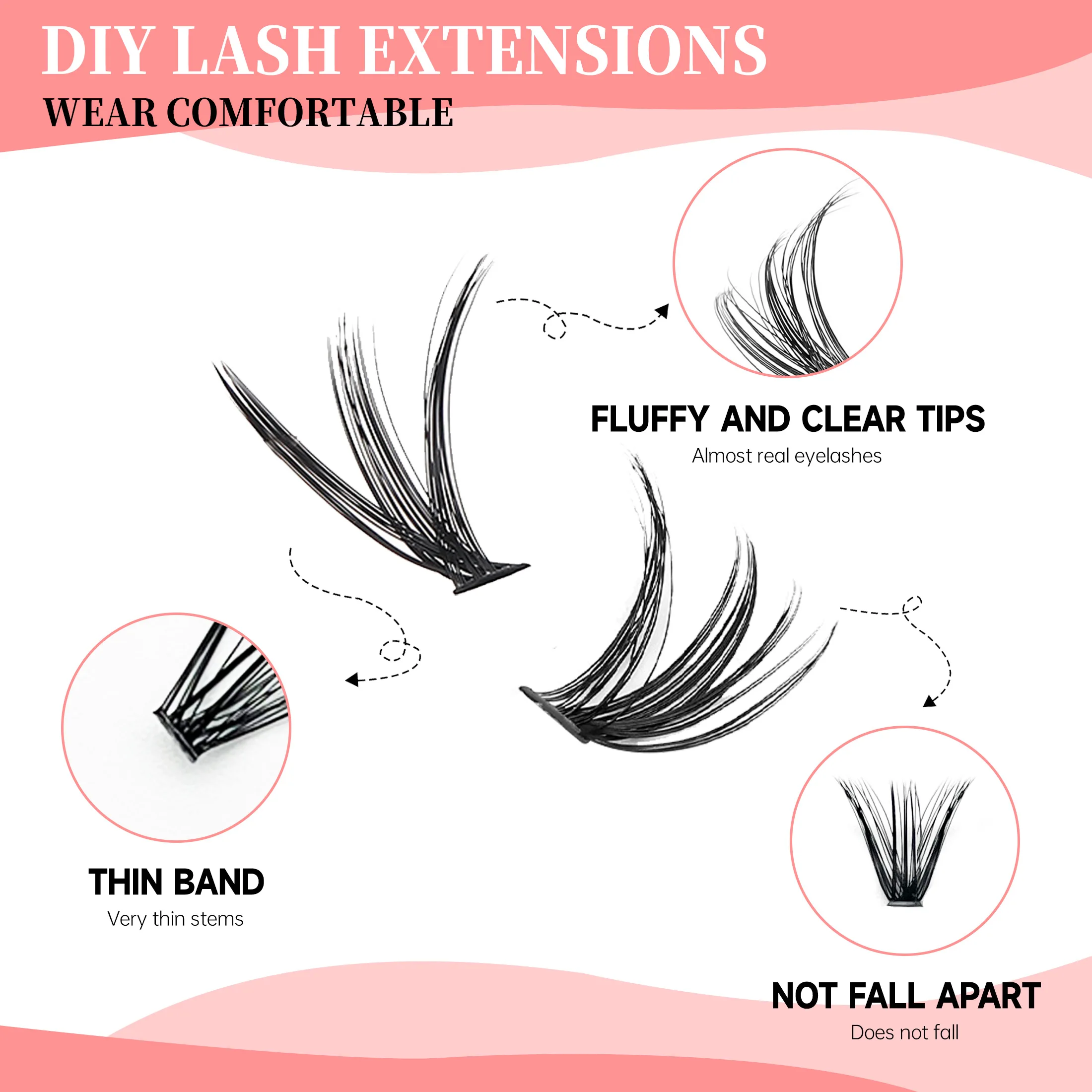 مجموعة رموش تمديد العنقودية ذا - مراجعة Lash Extension Tweezers وسعره