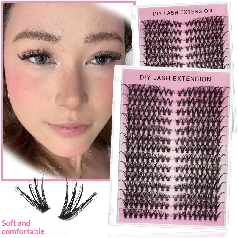 20 قطعة من الرموش الصناعية الف - مراجعة Eyelash Extension Volume Lashes وسعره
