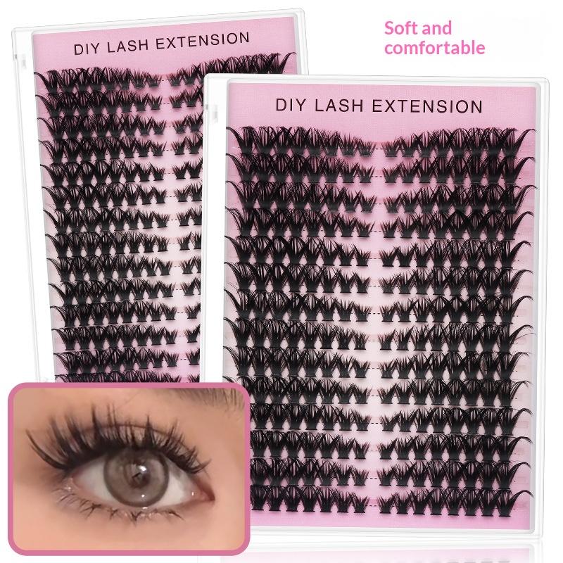 20 قطعة من الرموش الصناعية الف - مراجعة Eyelash Extension Volume Lashes وسعره