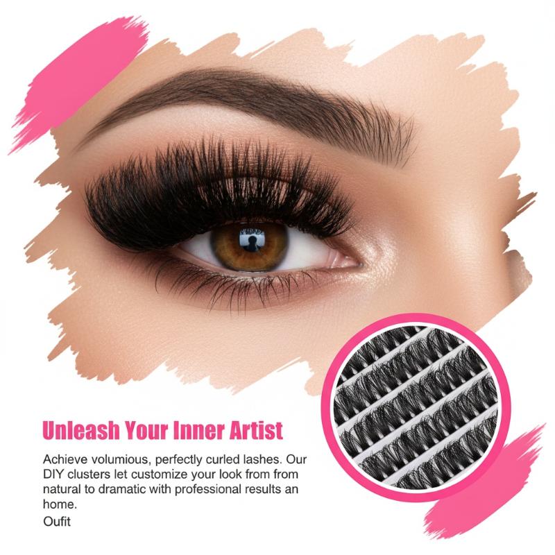 رموش صناعية مجمعة فردية بأطوال - مراجعة Eyelash Extension Volume Lashes وسعره