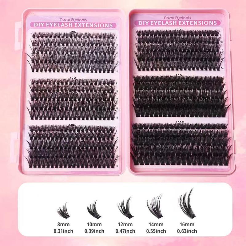 طقم رموش احترافية منحنية على ش - مراجعة Eyelash Extension Volume Lashes وسعره
