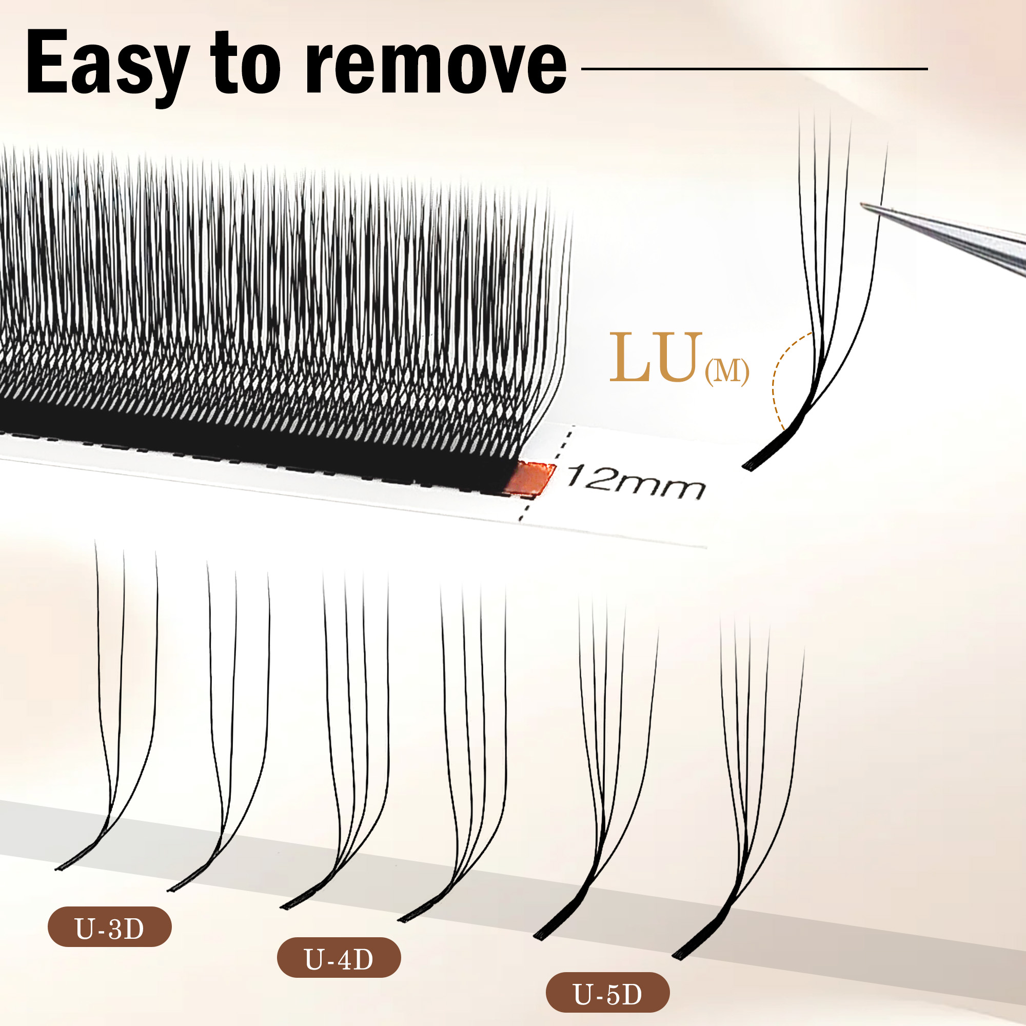 CoMango 3D 4D 5D على شكل حرف U - مراجعة Individual Lash Tray وسعره