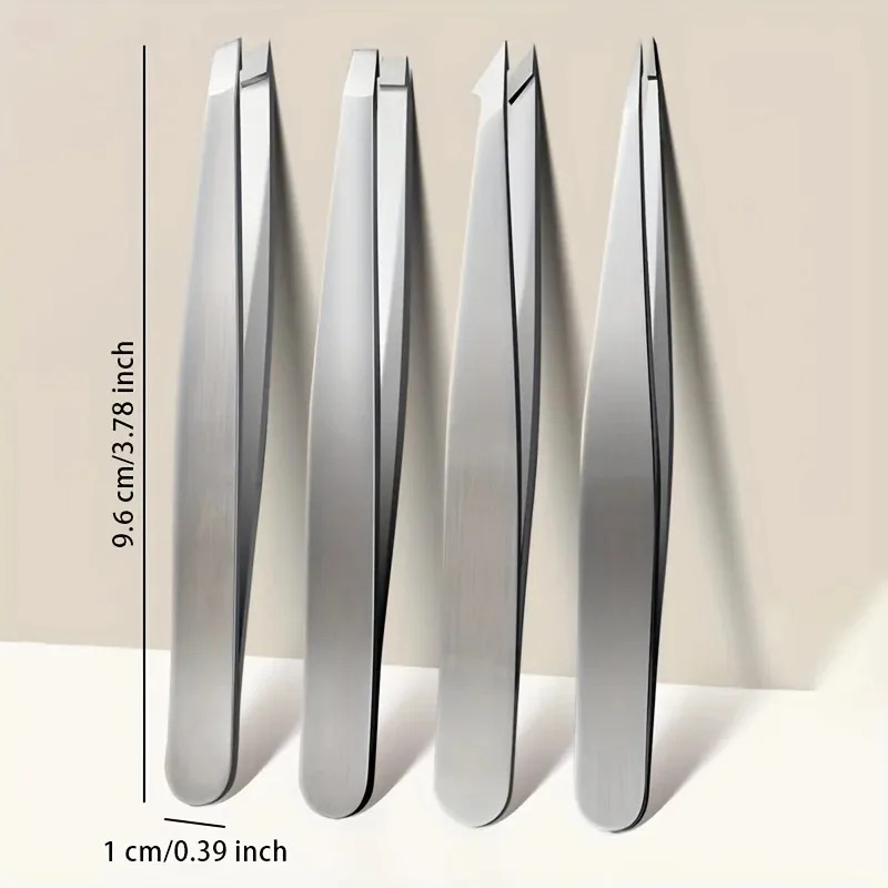 4 قطعة عالية الدقة غرامة الشعر - مراجعة Lash Extension Tweezers وسعره
