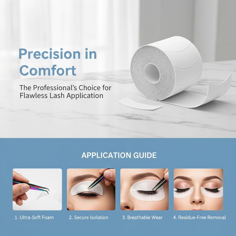 شرائط رغوية غير مهيجة تحت العي - مراجعة Eyelash Extension Eye Irritation وسعره