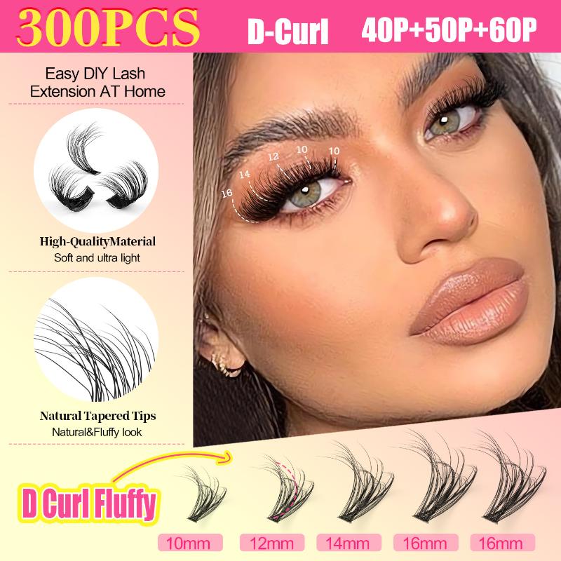 طقم رموش عنقودية، رموش فردية،  - مراجعة Faux Mink Lash وسعره