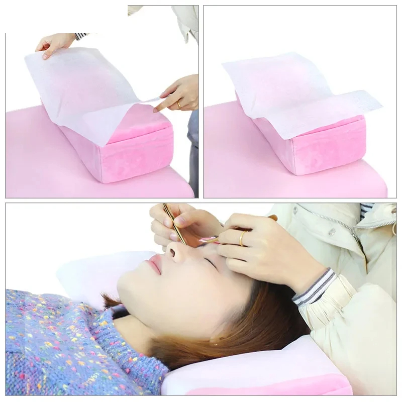 وسادة رموش مطعمة لدعم الرقبة،  - مراجعة Eyelash Extension Guide وسعره