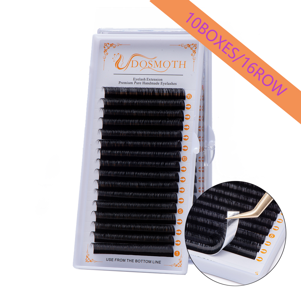 DOSMOTH 10 صناديق 16 صفوف 7-16 - مراجعة Individual Lash Tray وسعره