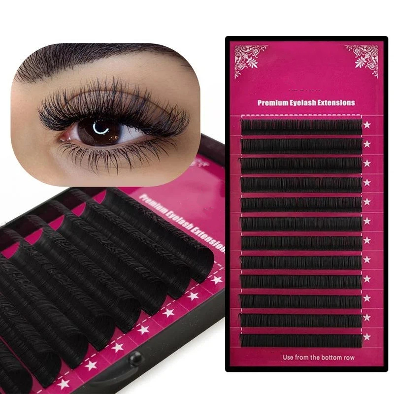 رموش صناعية فردية متعددة الأحج - مراجعة Eyelash Extension Volume Lashes وسعره