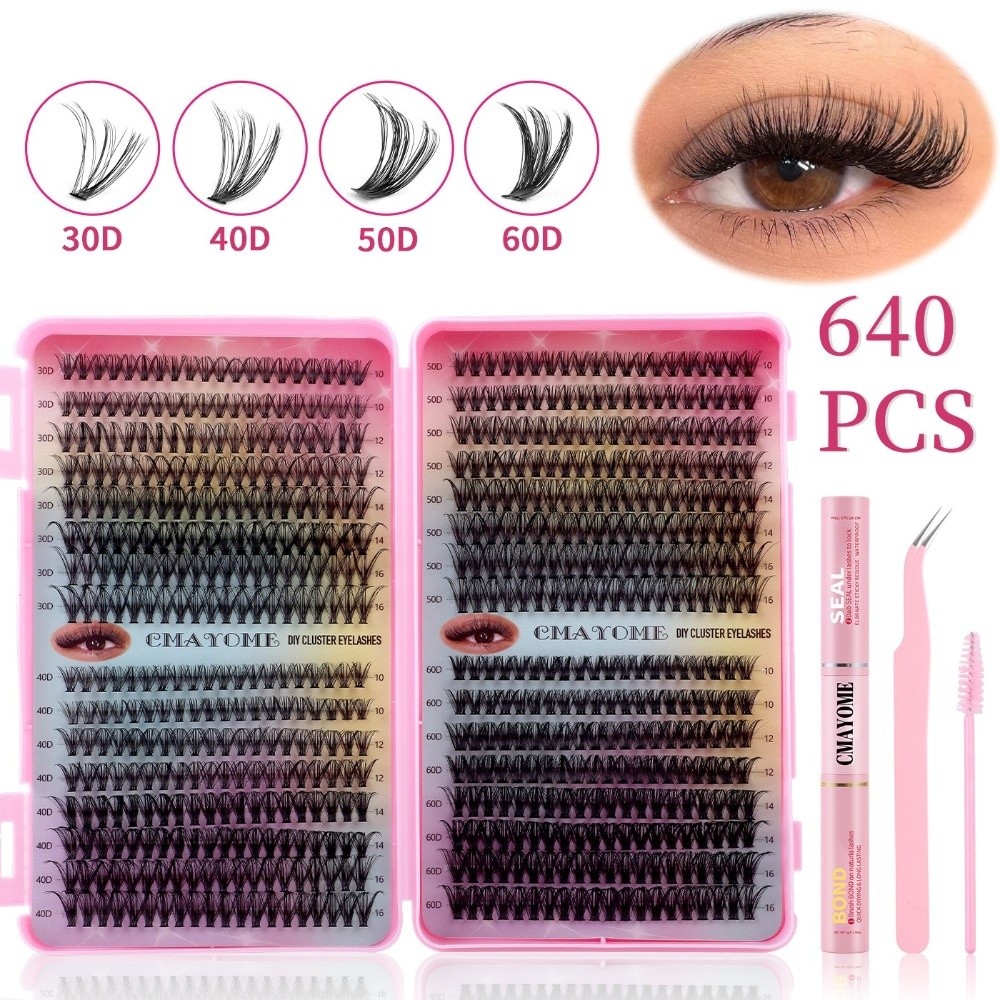 مجموعة تمديد الرموش الصناعية ذ - مراجعة Eyelash Extension Volume Lashes وسعره