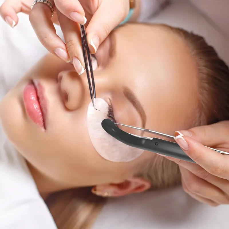مصباح جديد لتجفيف الرموش بالأش - مراجعة Lash Extension Tweezers وسعره