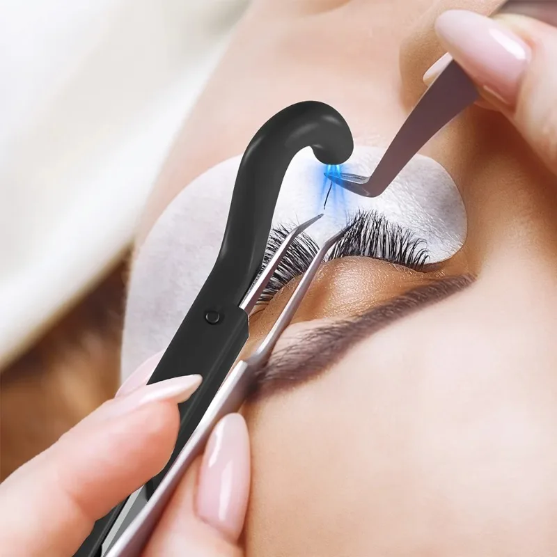 مصباح جديد لتجفيف الرموش بالأش - مراجعة Lash Extension Tweezers وسعره